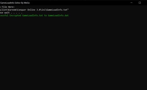 برنامج لفك وتشفير ملف GameLoadInfo المستخدم ف الاوتو باتش
